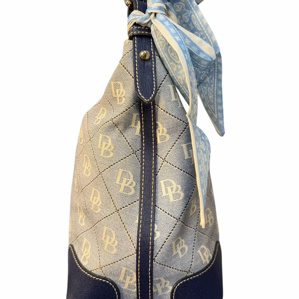 Dooney & Bourke Erica Signature Hobo Bag (A417) - Picture 8 of 13